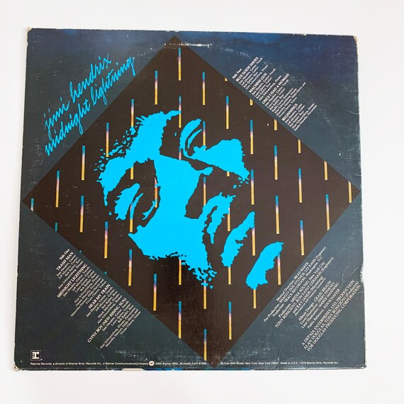 Vintage Jimi Hendrix Midnight Lightning Album Collection 12