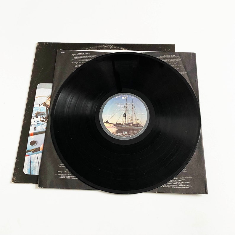 Vintage Crosby Stills & Nash CSN Vinyl Record LP Album 12