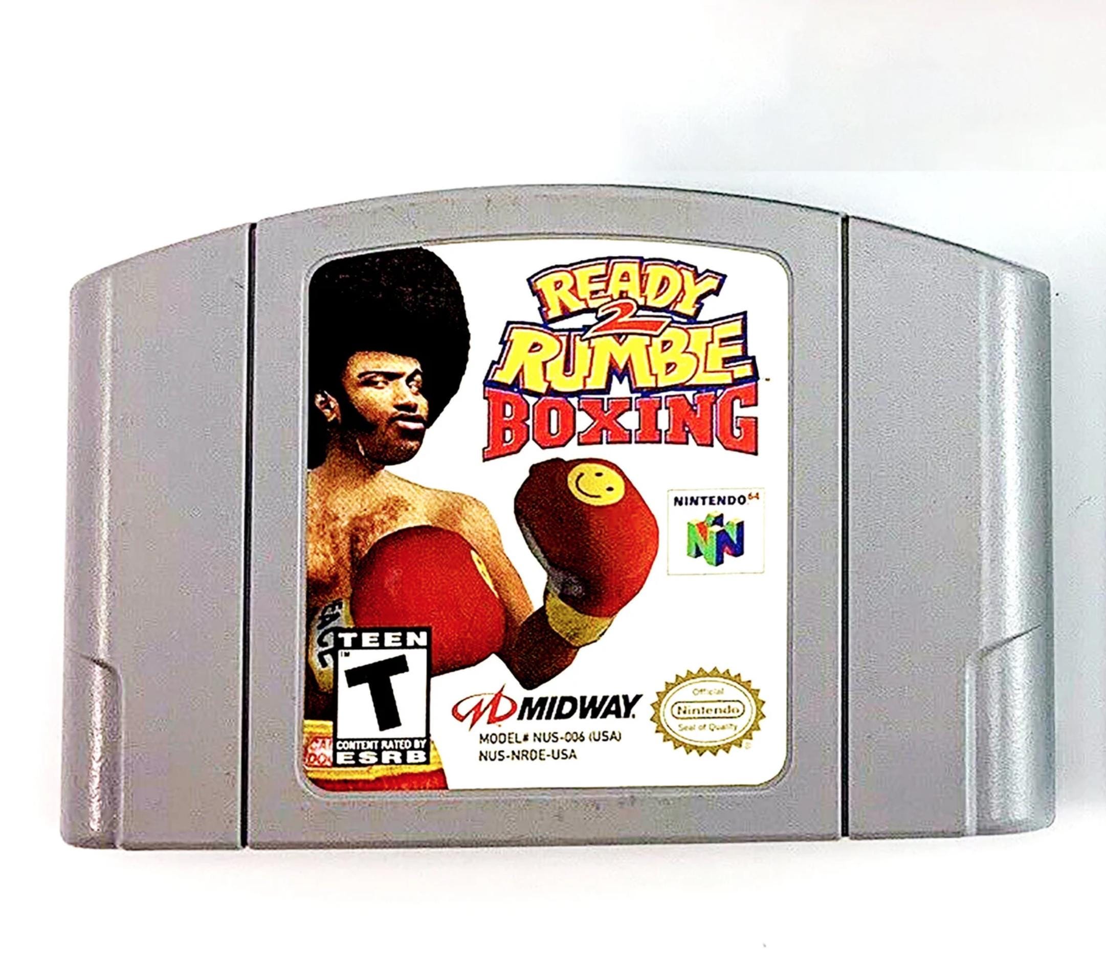 Vintage Ready Rumble Boxing Nintendo 64 Tested Works Very Clean N64 Video  Game 90s Video Game