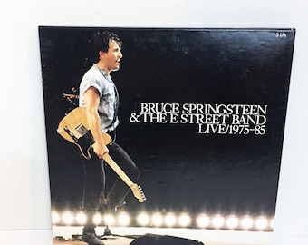 Vintage Bruce Springsteen Live 5 LP Box Set 1975-85 Vinyl LP Record Vinyl Album