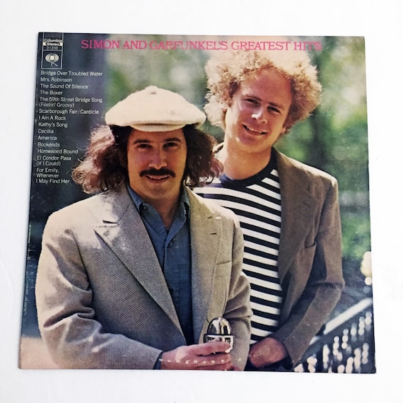 Vintage Original Simon Garfunkel Greatest Hits Paul Simon Lp Etsy