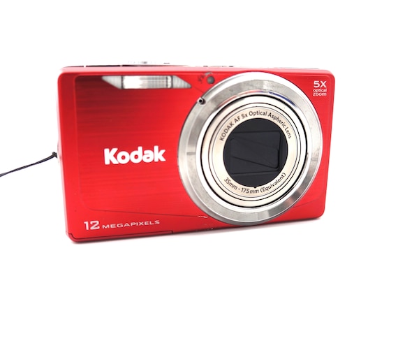 Vintage Kodak Easyshare M381 12MP Red Digital Camera Digi Zoom AF