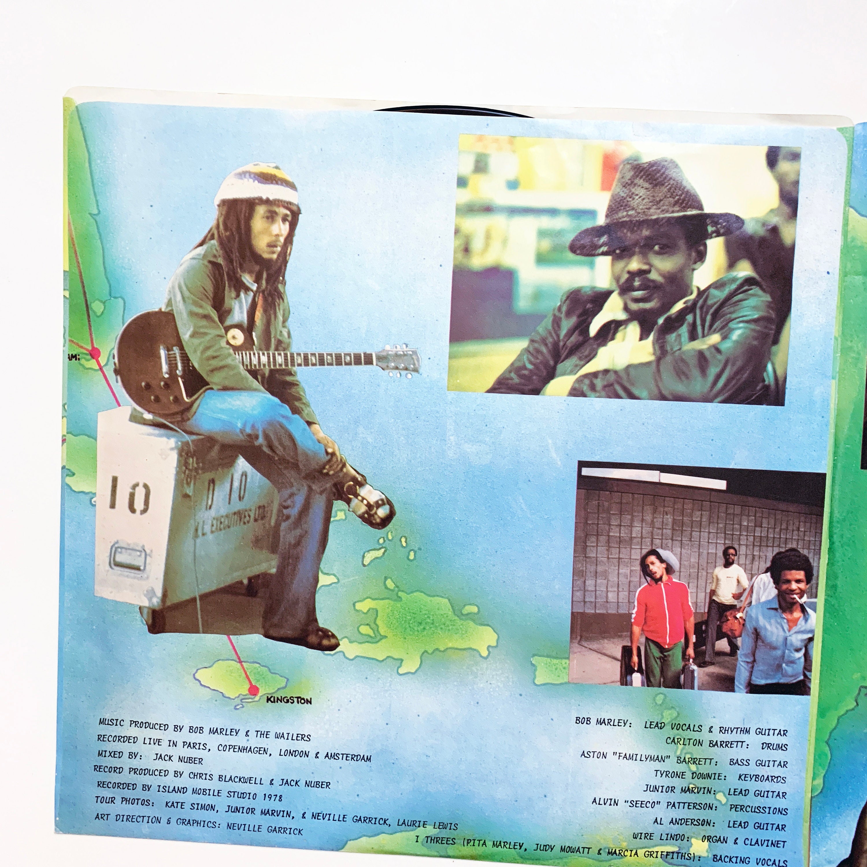 Vintage Bob Marley Babylon by Bus Excellent Vinyl Record LP Album