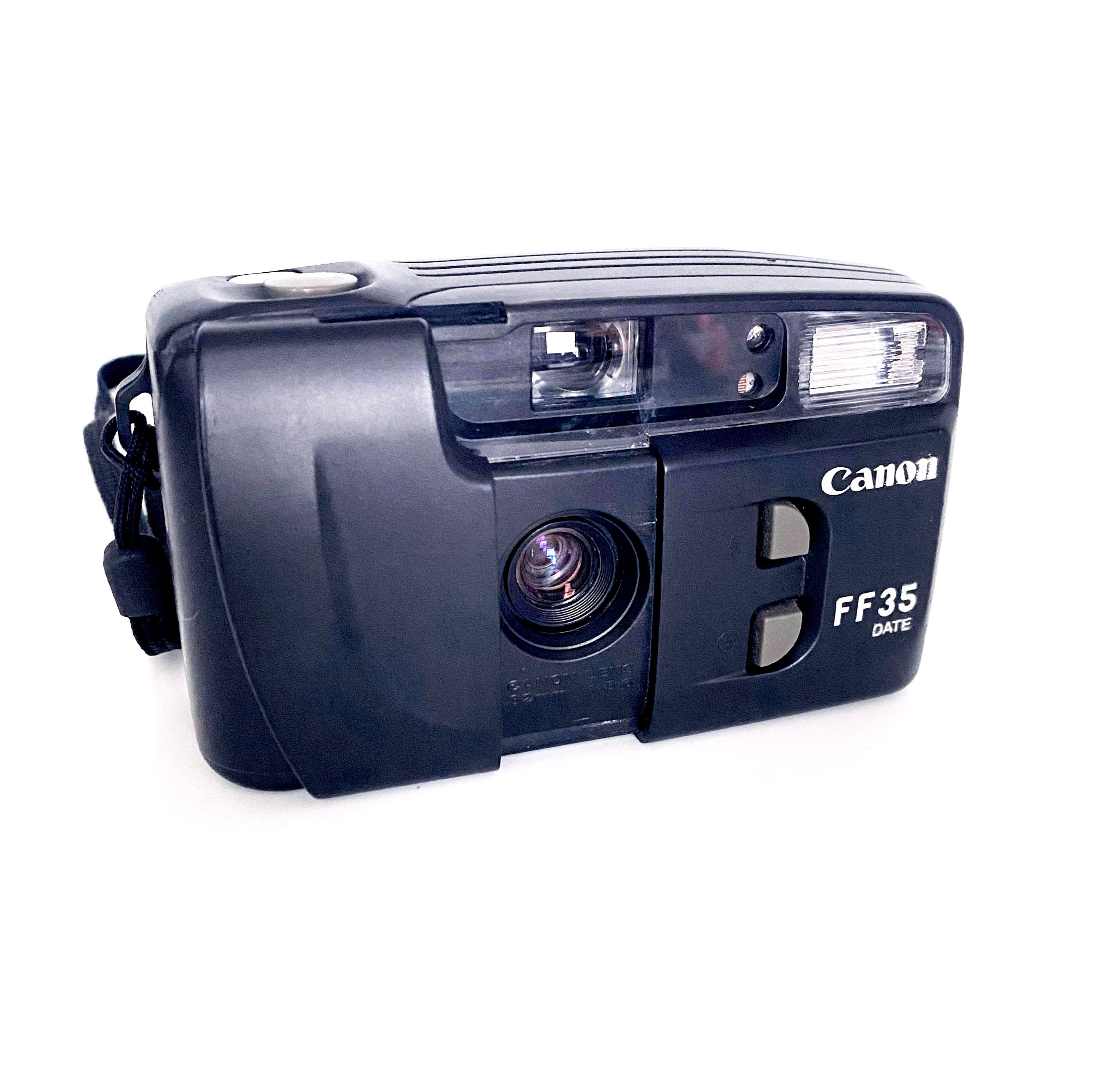 Vintage Canon FF35 Date 35mm Point Film Camera Tested Works 90s