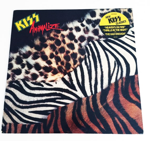 Vintage 1984 Kiss Animalize LP Record Album Vinyl Original
