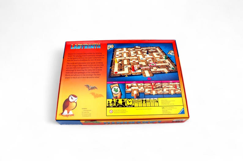 Vintage Ravensburger Labyrinth Board Game Maze 90s 100% Complete D&D image 8