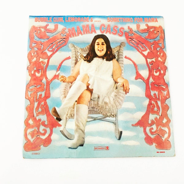 Vintage Mama Cass Bubblegum Lemonade and Something for Mama LP Record Vinyl 12" Album 1960s The Mamas & The Papas Cass Elliot