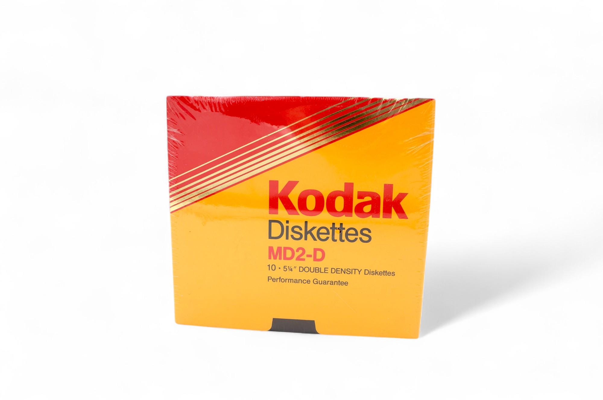 Vintage 1990 Kodak MD2-D Floppy Disks Set of 10 Sealed 90s NOS New