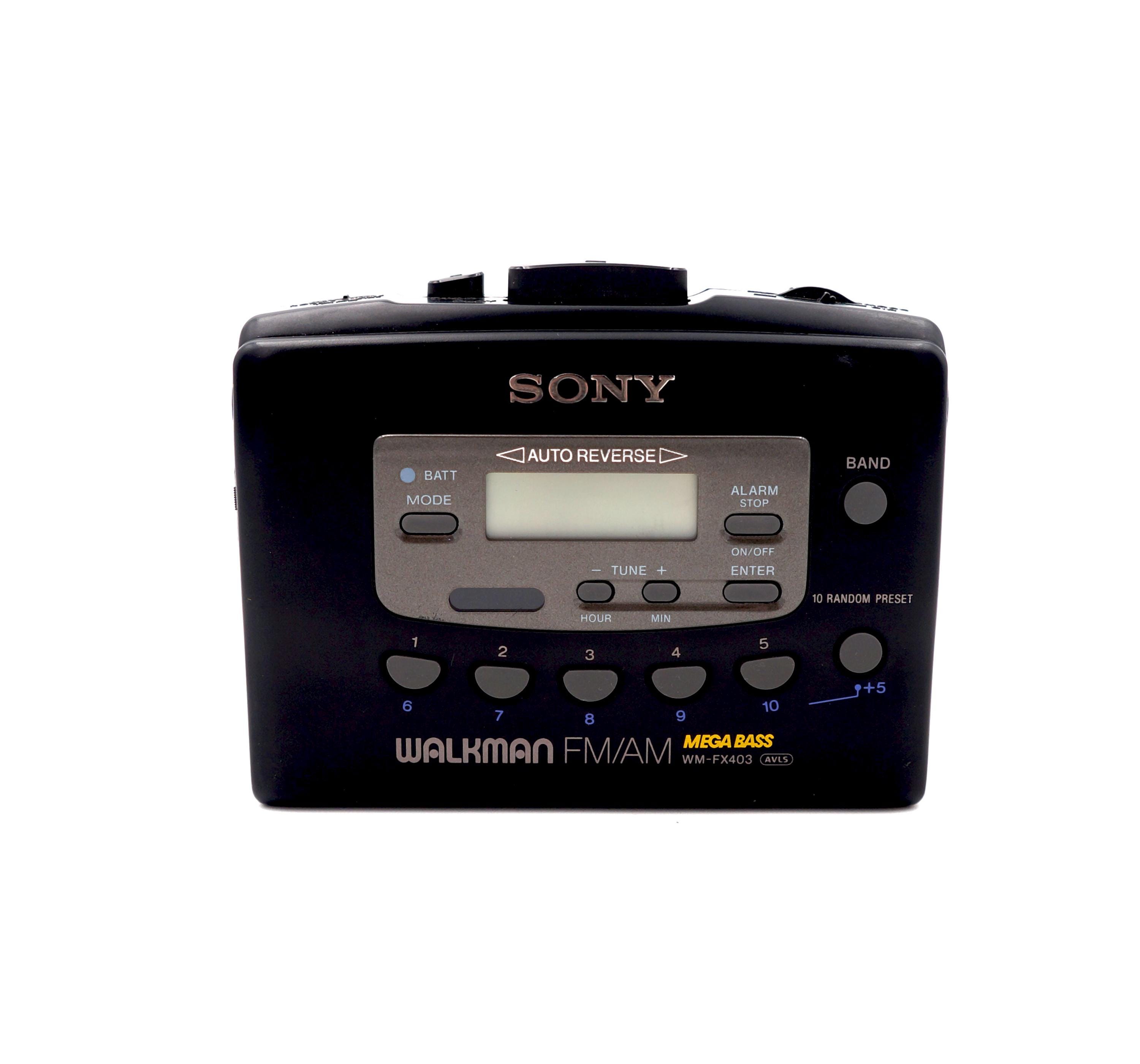Vintage 1990's Sony Walkman WM-FX403 Mega Bass Portable Stereo