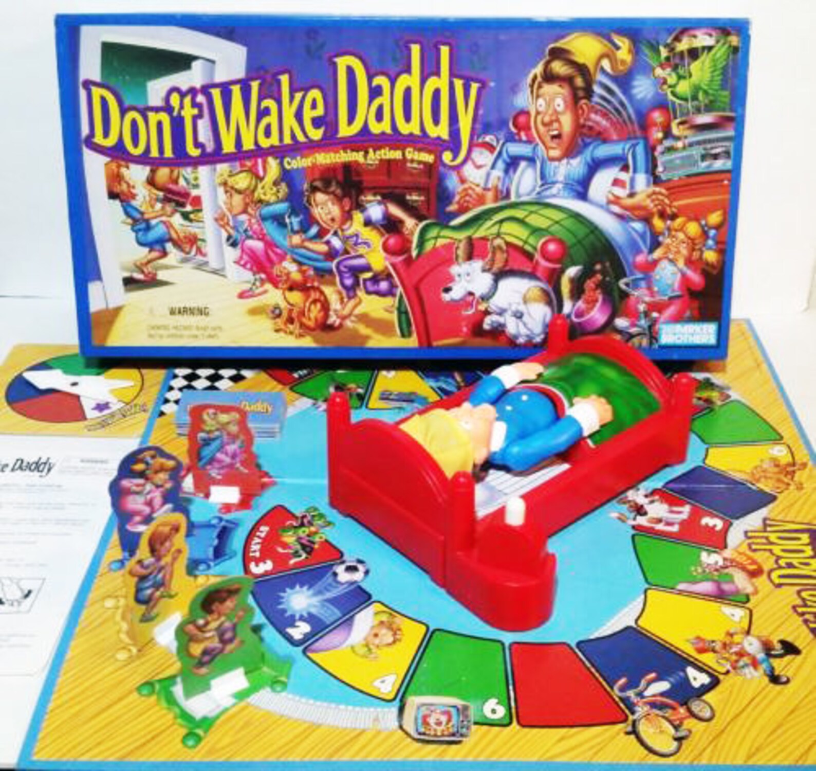 Vintage Don't Wake Daddy Board Game 1992 Toy Parker Etsy
