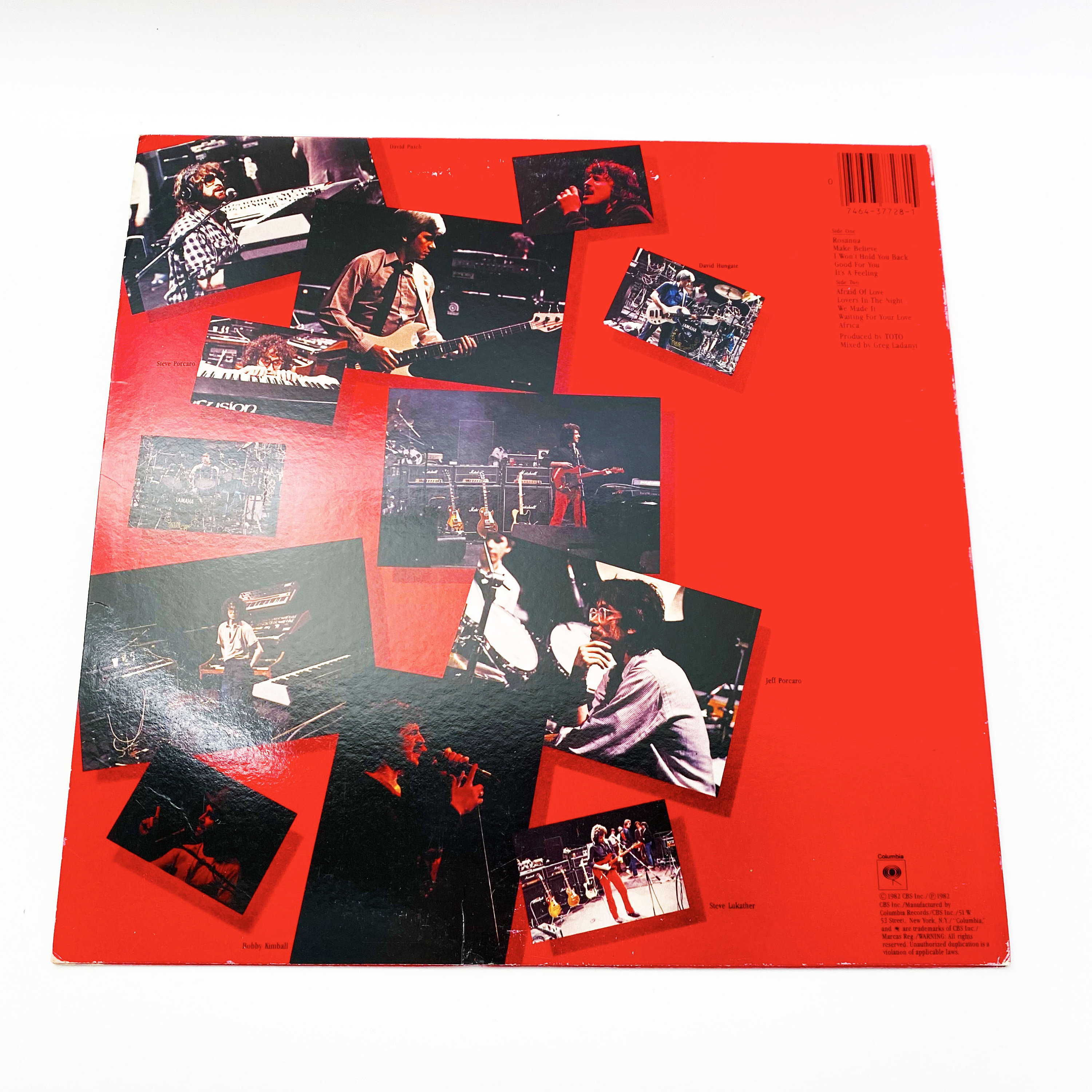 Vintage Toto IV Vinyl Record LP - 1982, Rosanna, Africa - Etsy