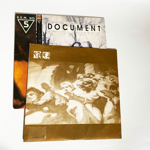 Vintage Original REM Document Vinyl Record LP 1987 Album 12