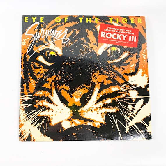 Vintage Survivor Eye of the Tiger LP Record Album Vinyl Start Me