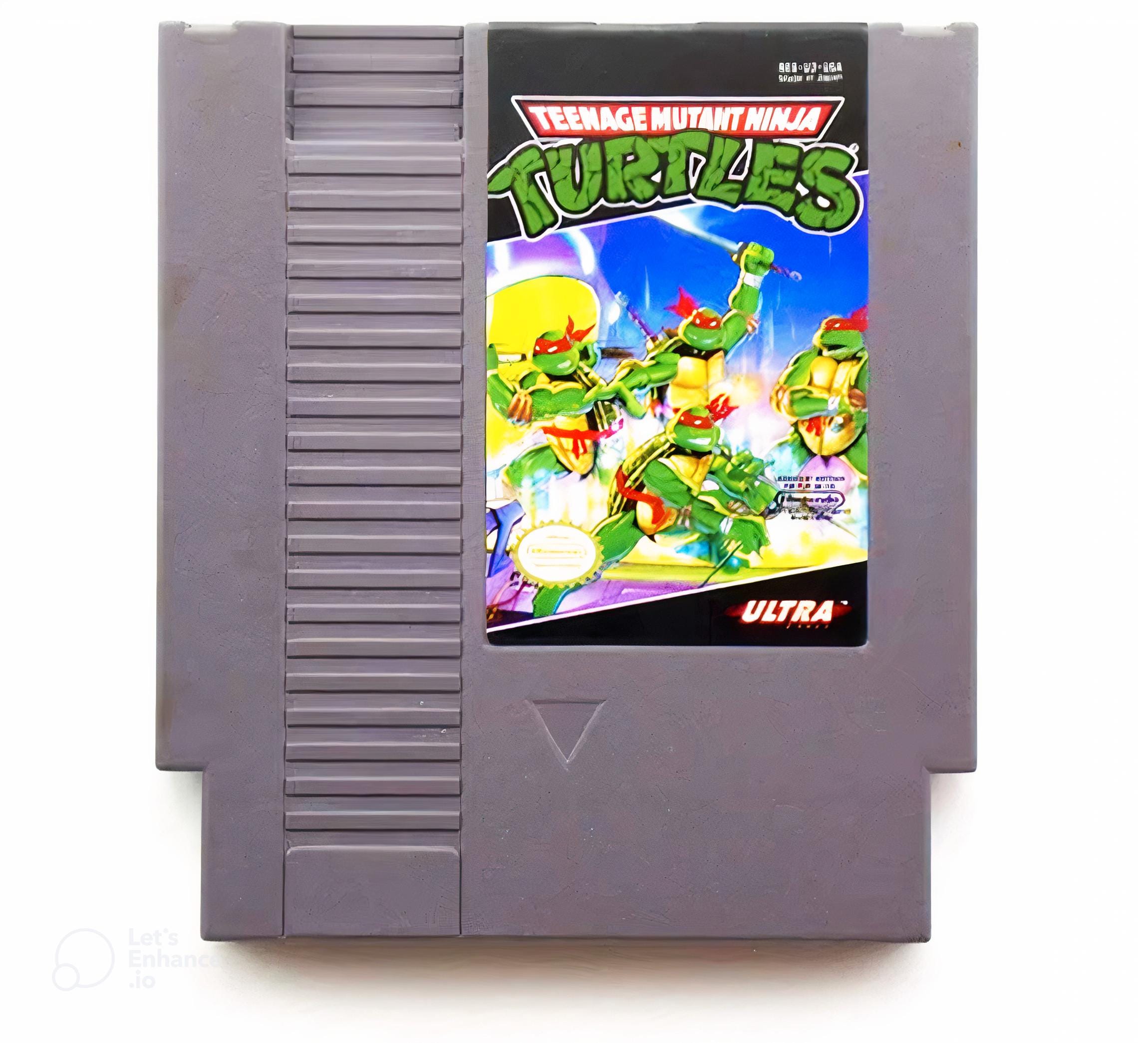 Vintage Nintendo NES Teenage Mutant Ninja Turtles TMNT Video Game