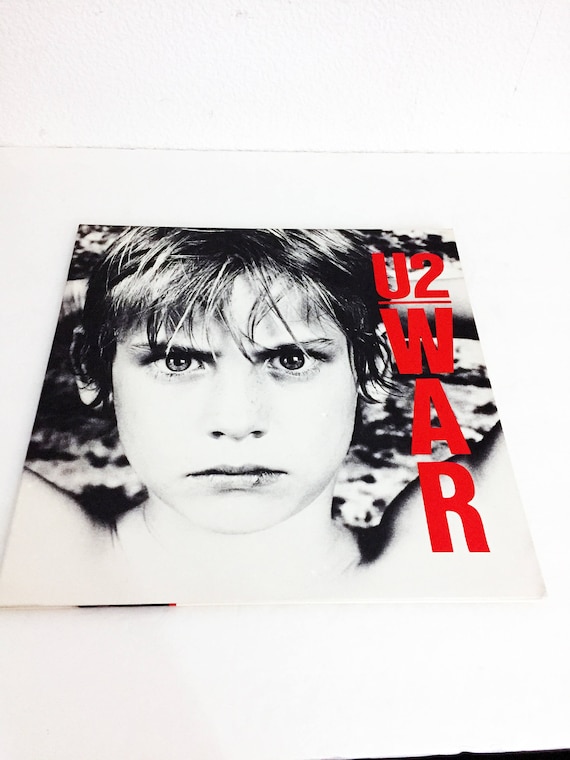 Vintage Original U2 War Gatefold LP with Liner Record Album