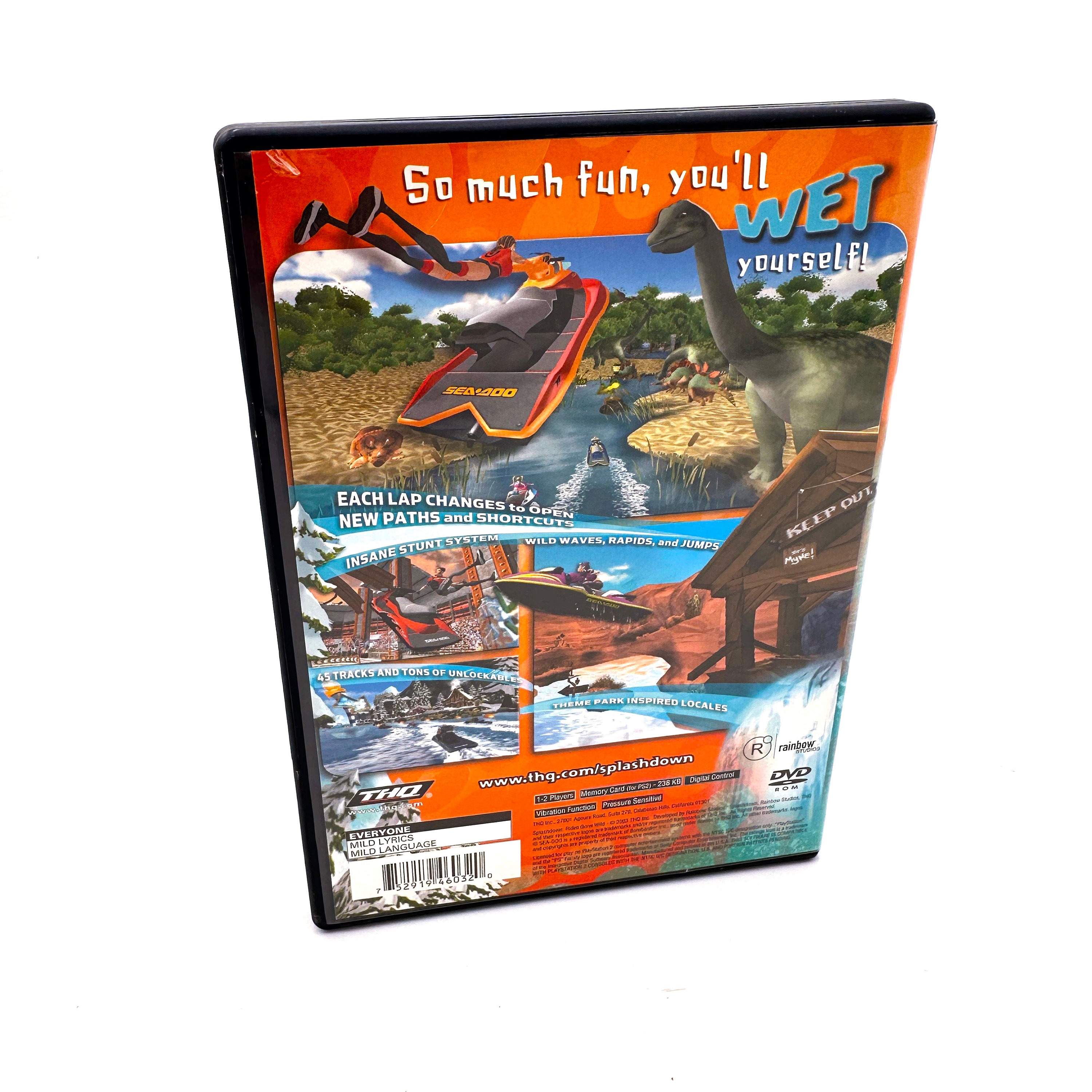 Vintage Splashdown Rides Gone Wild PS2 Sony Playstation 2