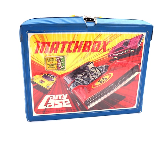 Vintage 1971 Matchbox Official Collector Car Carrying Case Blue