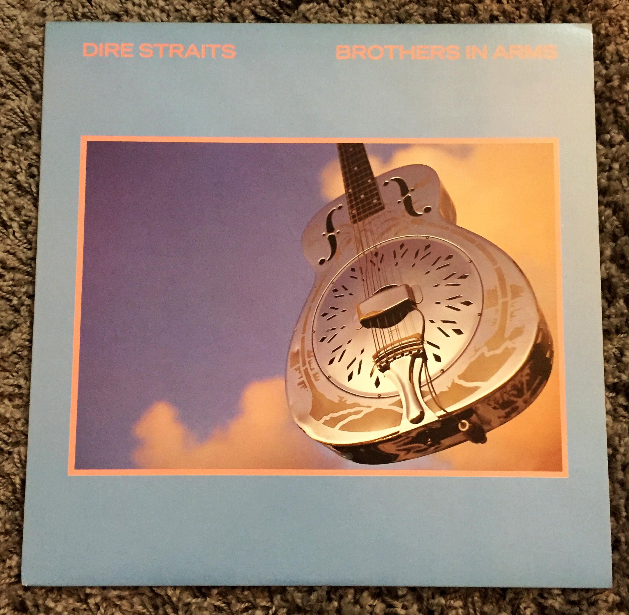 slot kvælende tilbehør Vintage Dire Straits Brothers in Arms Vinyl LP Record Album - Etsy