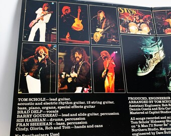 Vintage Boston Don't Look Back Vinyl Record LP 1978 Album