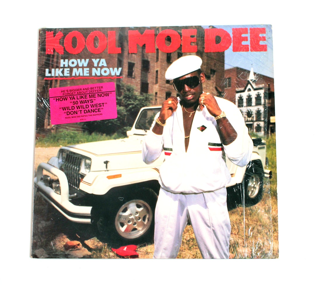 Original Kool Moe Dee How Ya Like Me Now Album Vinyl Record LP 1987