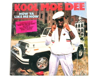 Original Kool Moe Dee How Ya Like Me Now Album Vinyl Record LP 1987 Album 12" 80s Hip Hop Rap 1980s