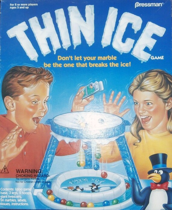 Vintage Thin Ice Board Game 100 Complete Pressman Toys Games Etsy Vintage Thin Ice Board Game 100 Complete Pressman Toys Games Etsy