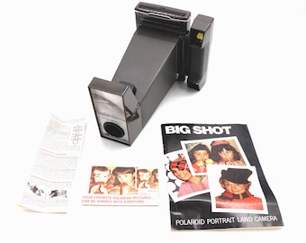 Vintage Rare Big Shot Polaroid Portrait Land Camera Instant Film Camera  1971 Andy Warhol Model 70s 1970s