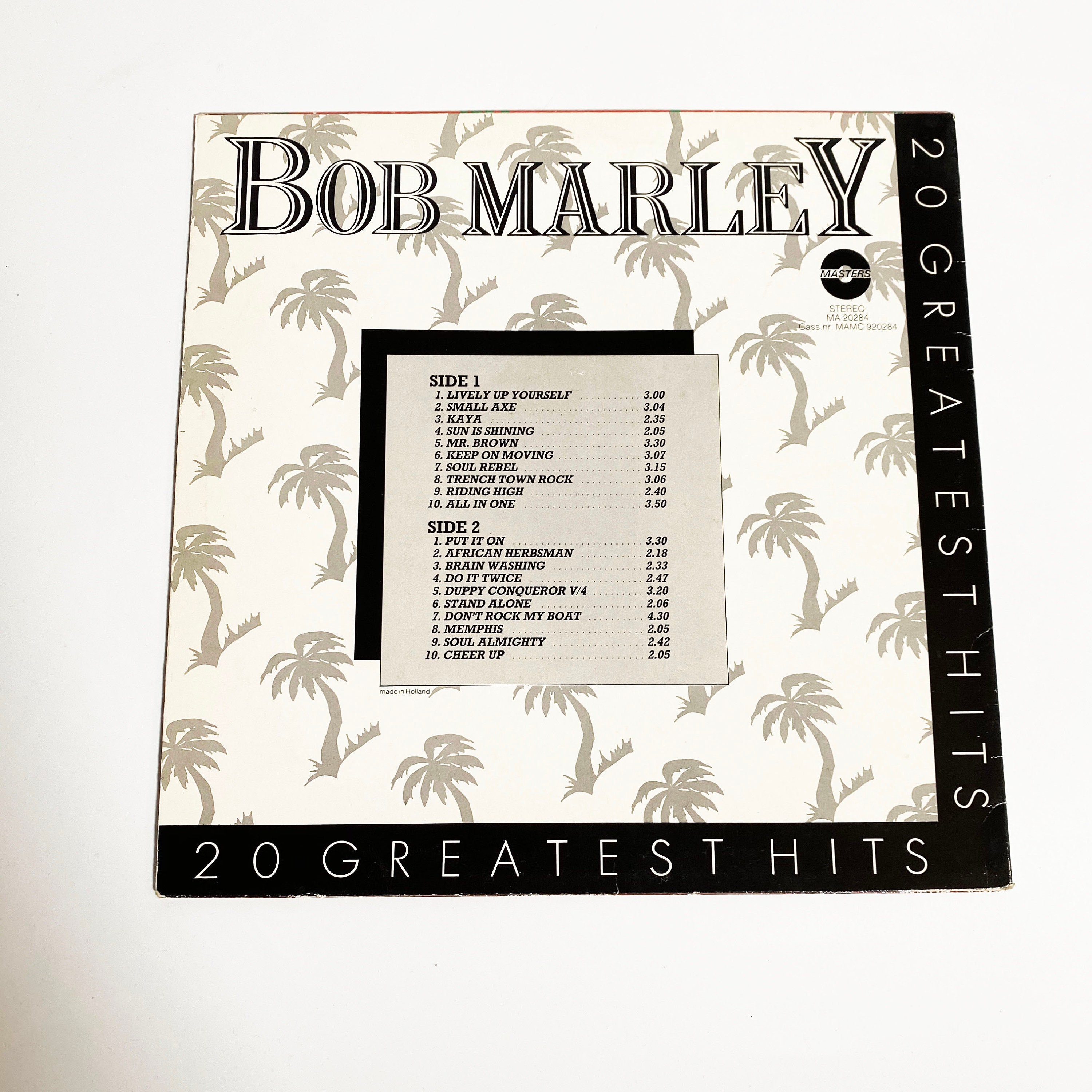 The Best of Bob Marley and the Wailers 20 Greatest Hits LP Vinyl