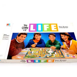 Vintage Game of Life Milton Bradley 100% Complete Classic Game 1991 1990s 90s Game Night