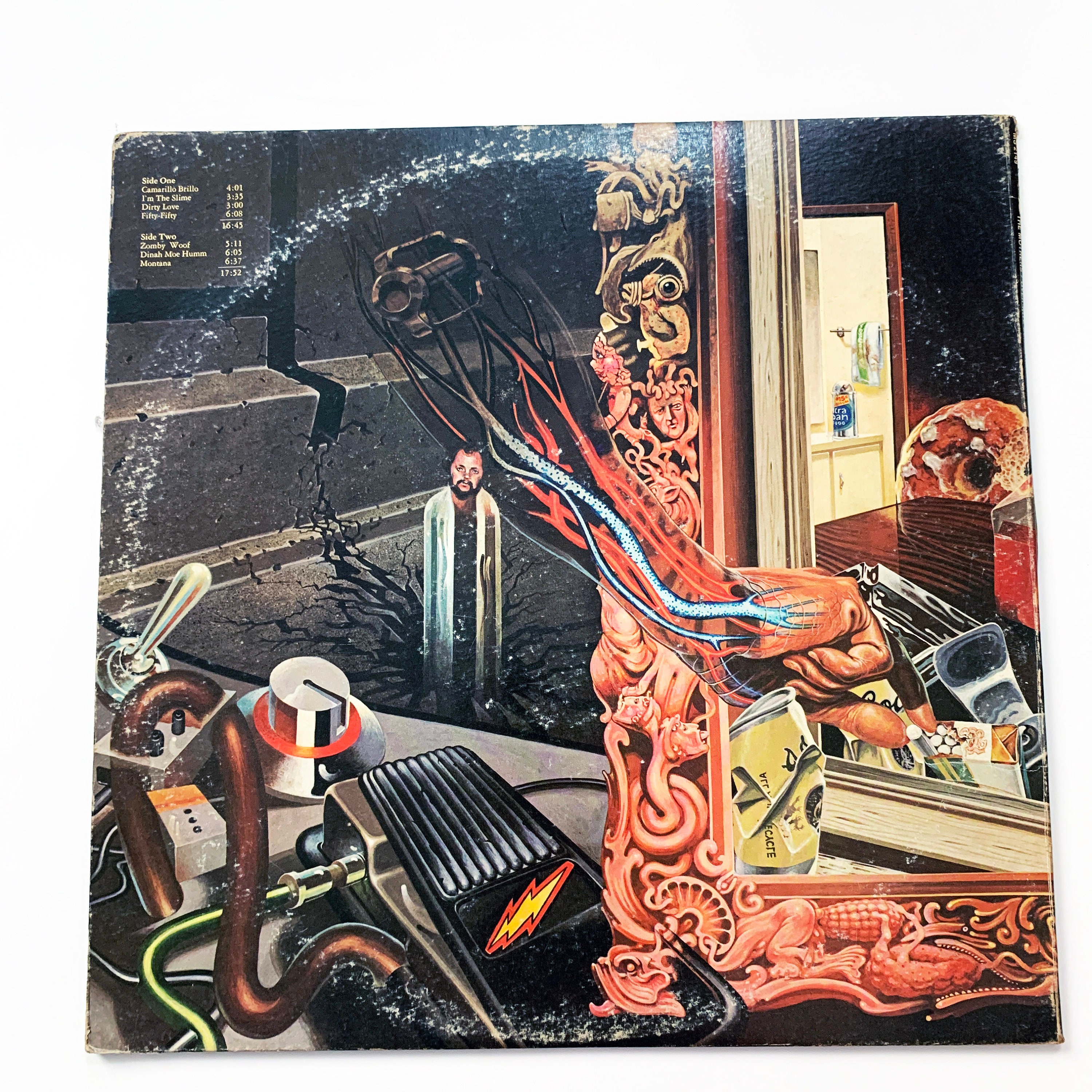 Vintage Frank Zappa Over Nite Sensation LP Record Album Vinyl No