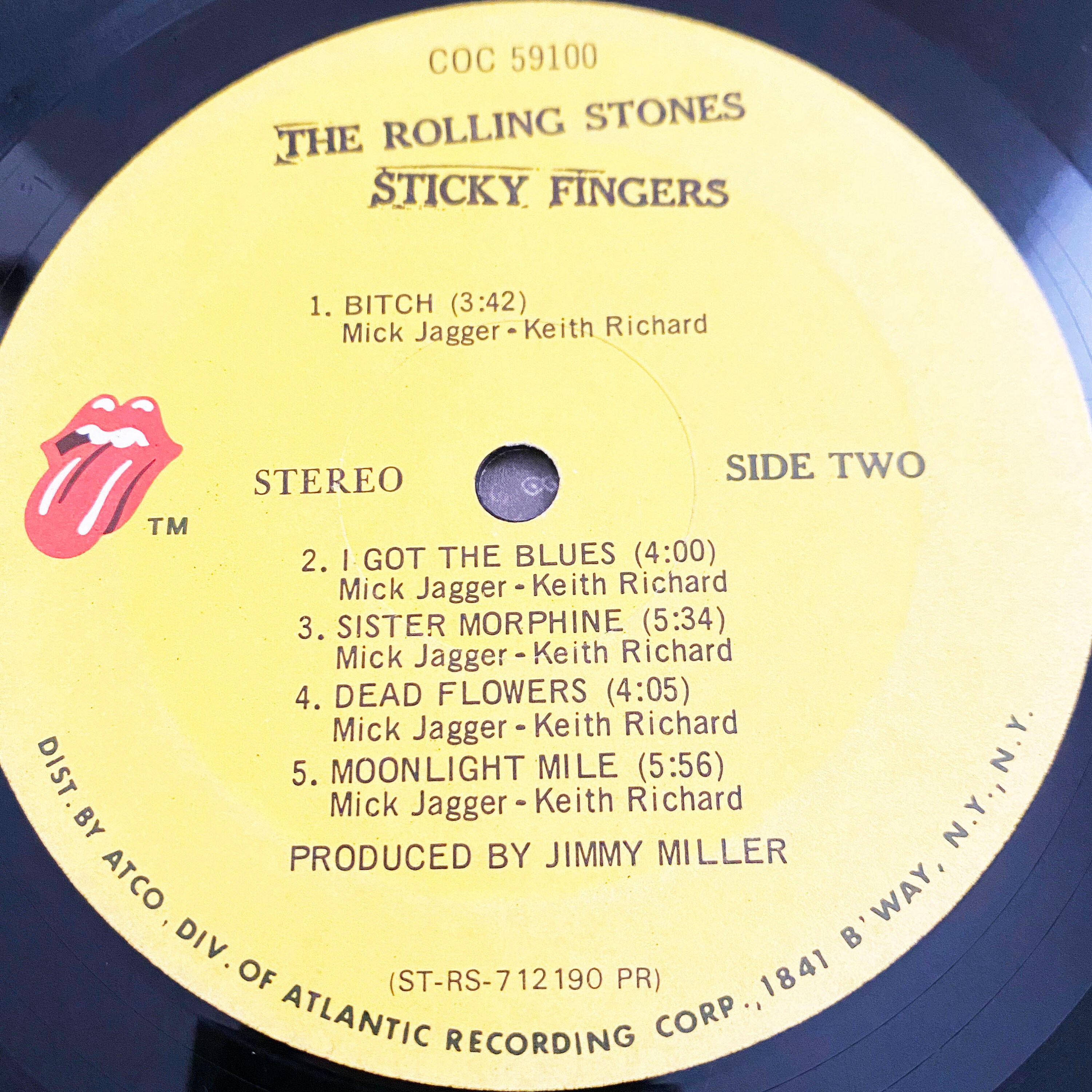 Vintage Rolling Stones Sticky Fingers LP, 1971 Zipper Cover - Etsy