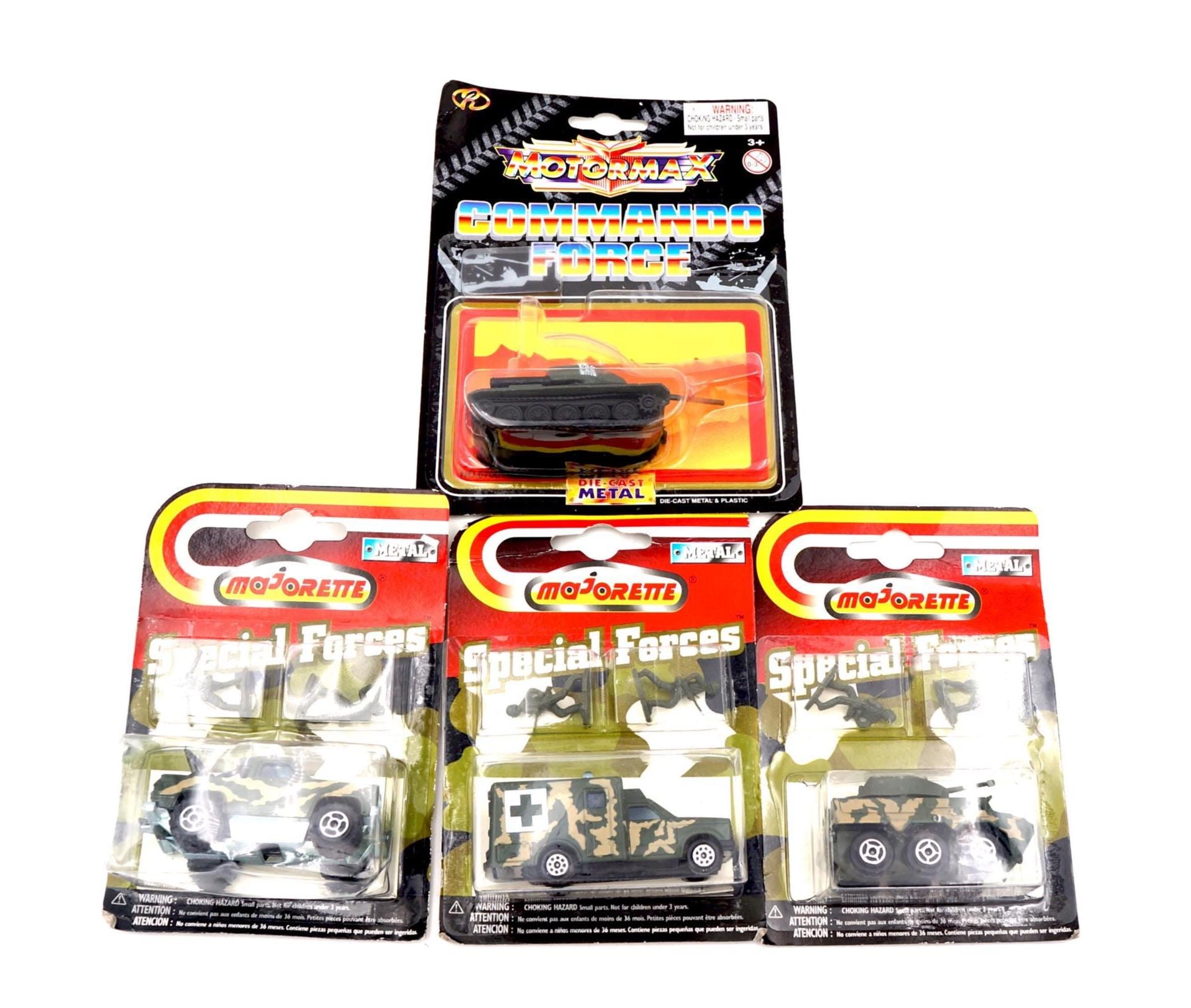 Vintage Majorette Special Forces Military Vehicle Lot + Motormax