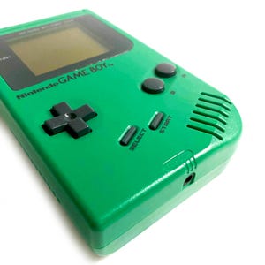 Vintage Original Nintendo Gameboy Working Game Boy 1989 Green 1980s Video Game Handheld DMG-01