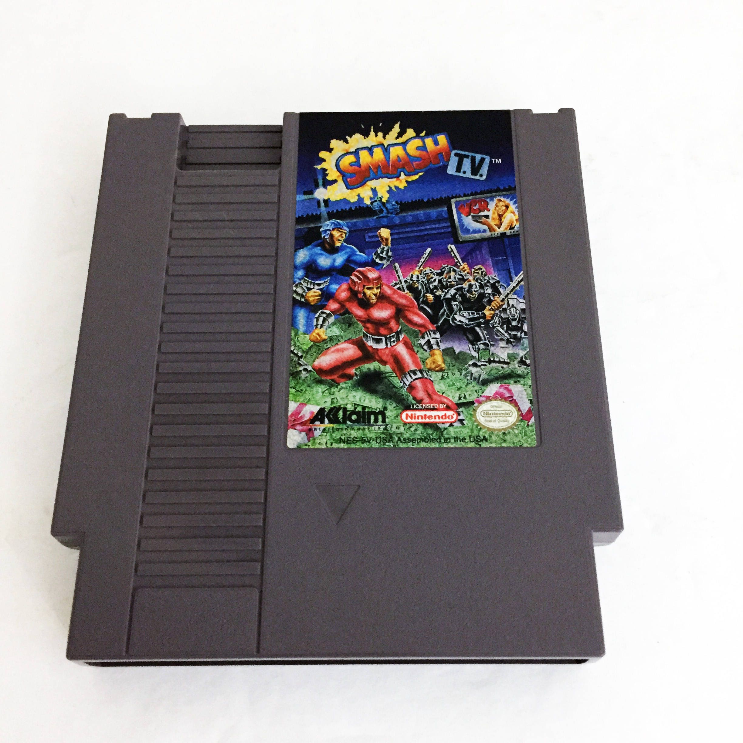 NINTENDO ENTERTAINMENT SYSTEM NES /SMASH T.V. カセット ソフト Vintage Smash TV Nintendo NES Video Game Original - Etsy