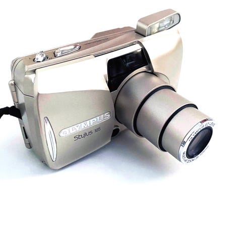 Olympus Stylus Zoom DLX Panorama 35mm Point and Shoot Film Camera