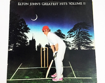 Vintage Elton John Greatest Hits Volume II 2 LP Record Vinyl Album