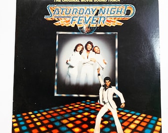 Vintage Saturday Night Fever Movie Soundtrack Motion Picture LP