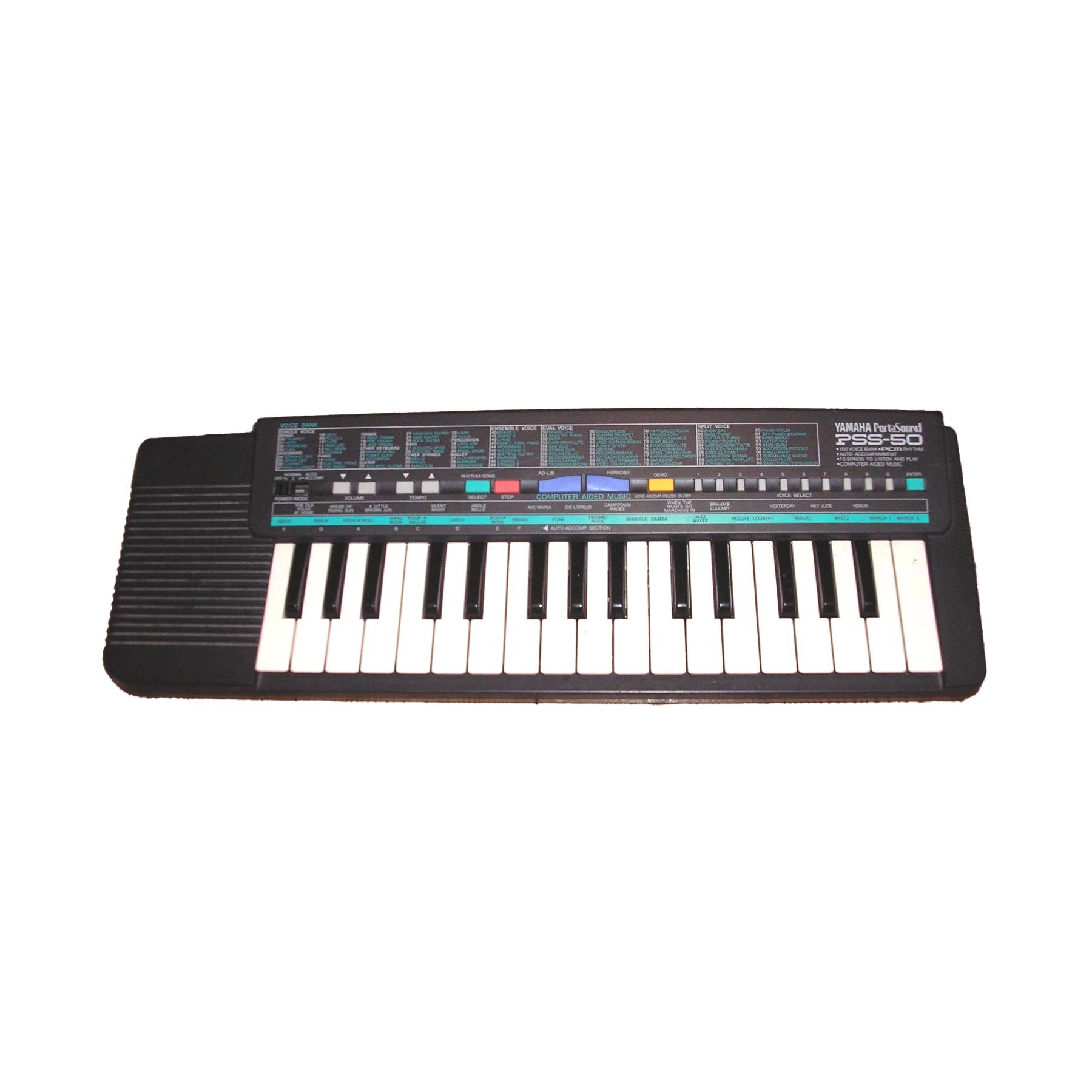 Vintage Yamaha PSS-50 80s Music Synth Keyboard Circuit Bending