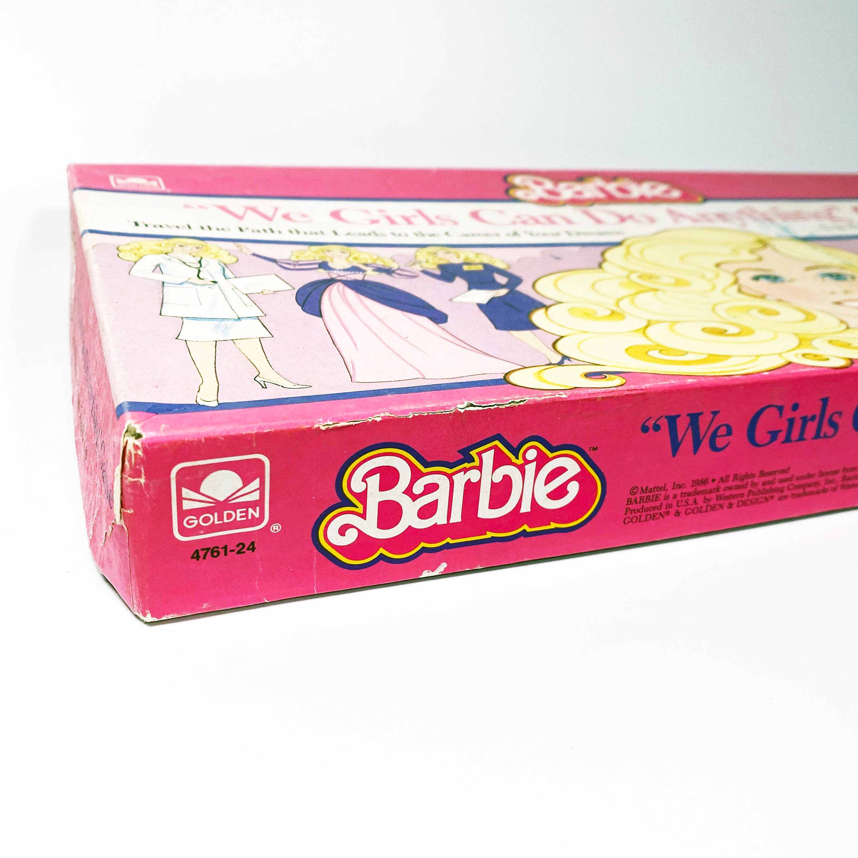 Gioco Da Tavolo Vintage Barbie Del 1986 – 'We Girls Can Do Anything' – Mattel Completo