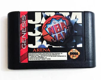 1994 NBAオープニングゲーム記念品 Vintage NBA Jam 1994 Sega Genesis Video Game Tested and Works - Etsy