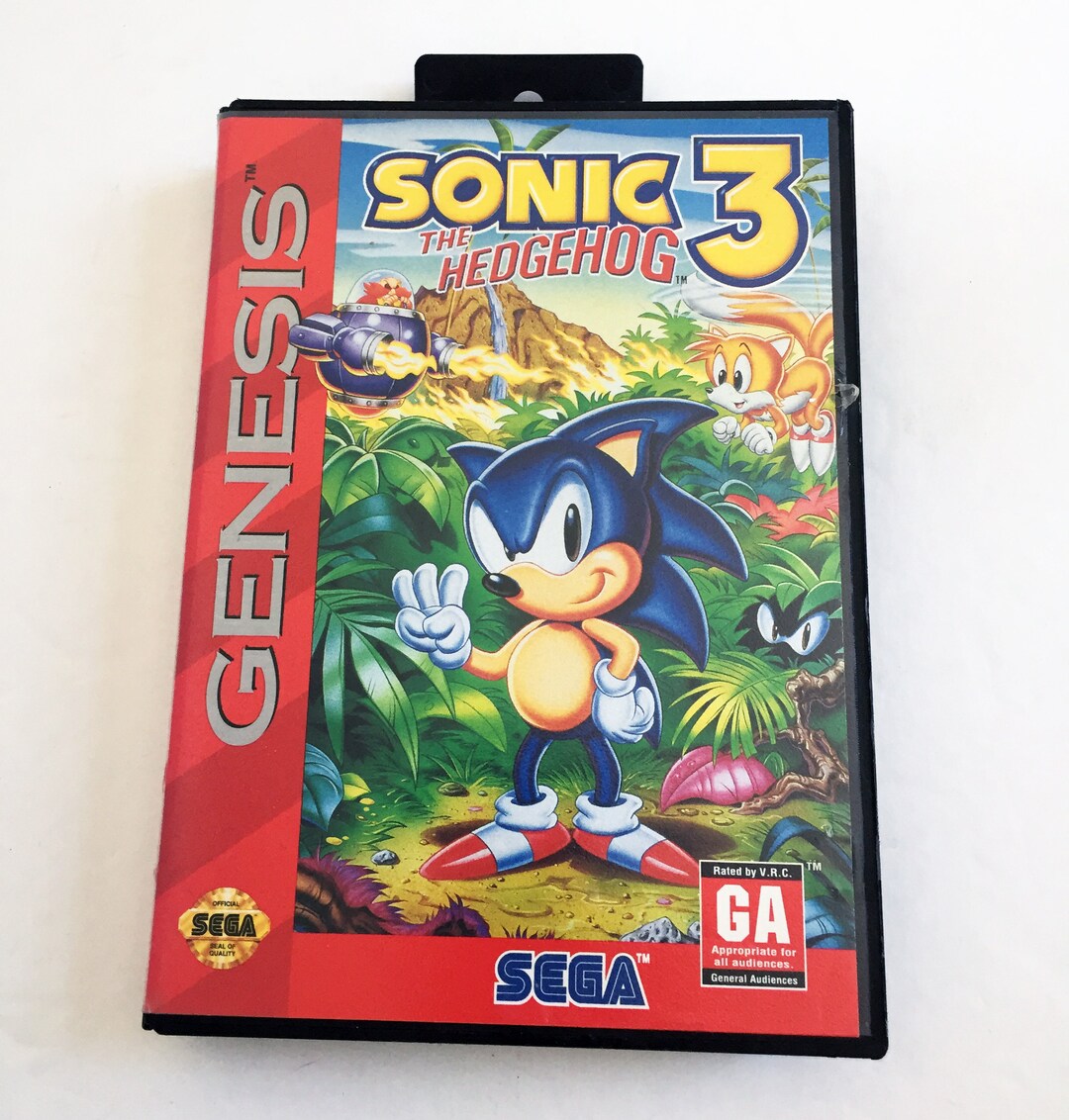 Sonic The Hedgehog 3 (Sega Genesis) 48-Bit 1200dpi Manual + Cart
