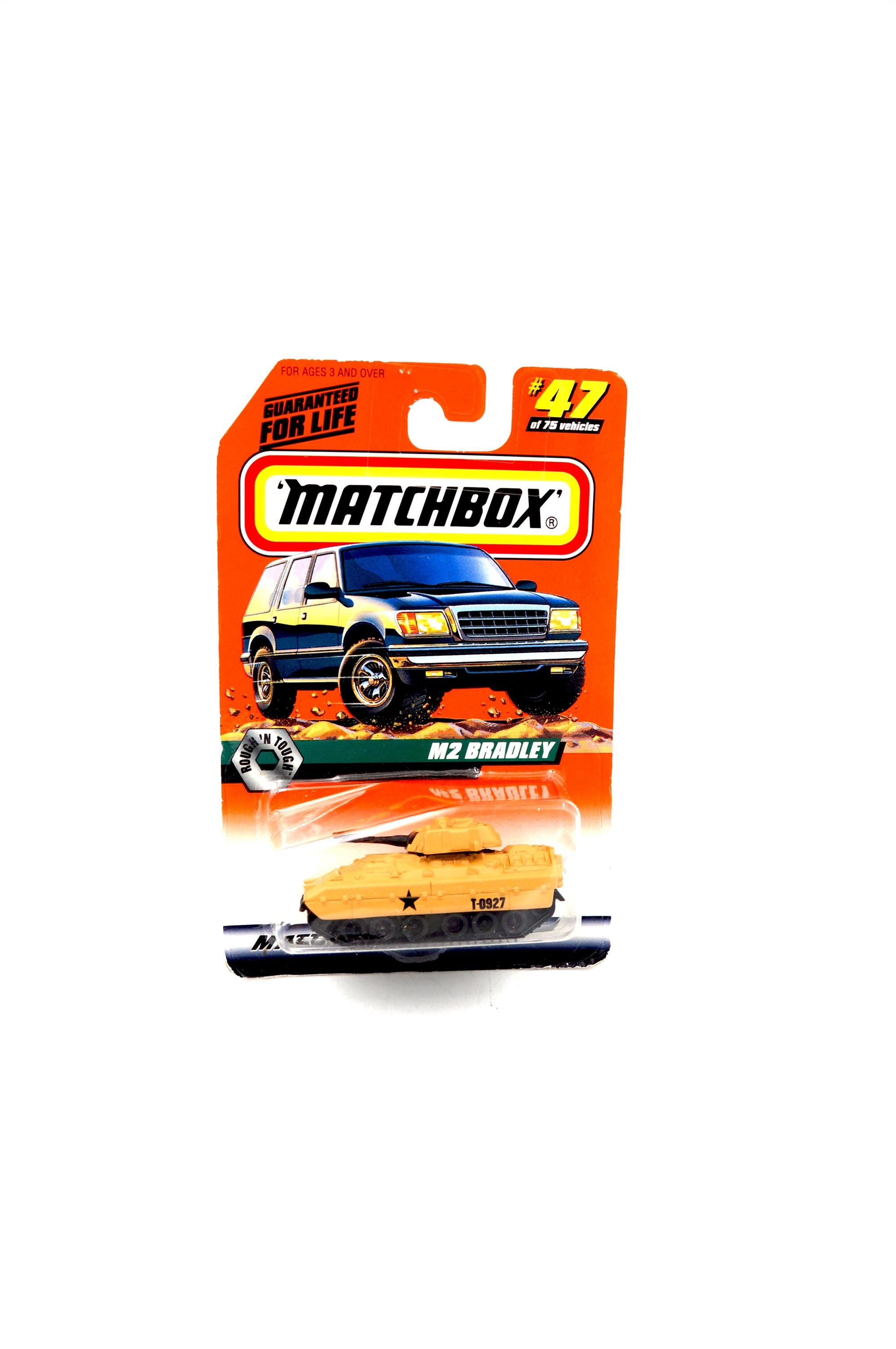 Vintage 1997 Matchbox M2 Bradley Tank #47 – Series 7 Rough 'N
