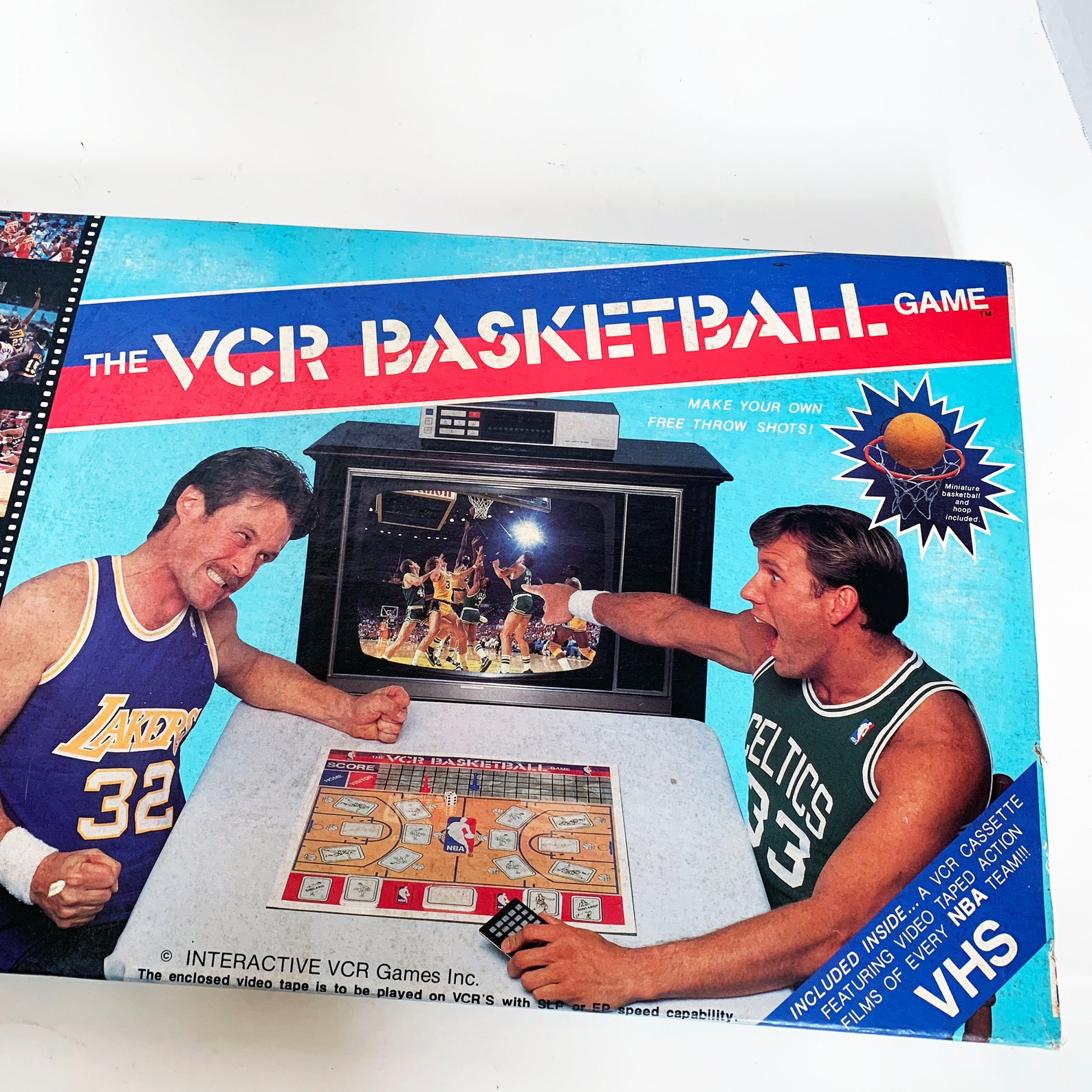 Vintage 1987 The VCR Basketball Board Game 100 Complete 80s Etsy