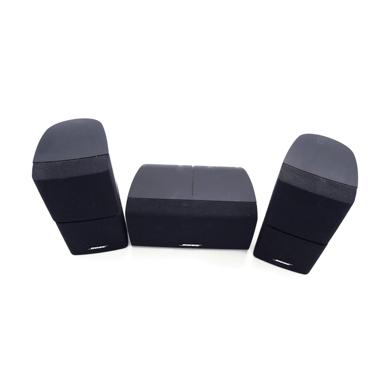 Bose Acoustimass Double Cube Speakers & Horizontal Center Channel