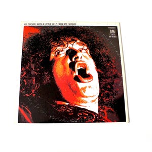 Vintage Joe Cocker With a Little Help from My Friends 1969 Vinyl LP Record Vinyl Album 1960s 12&quot;