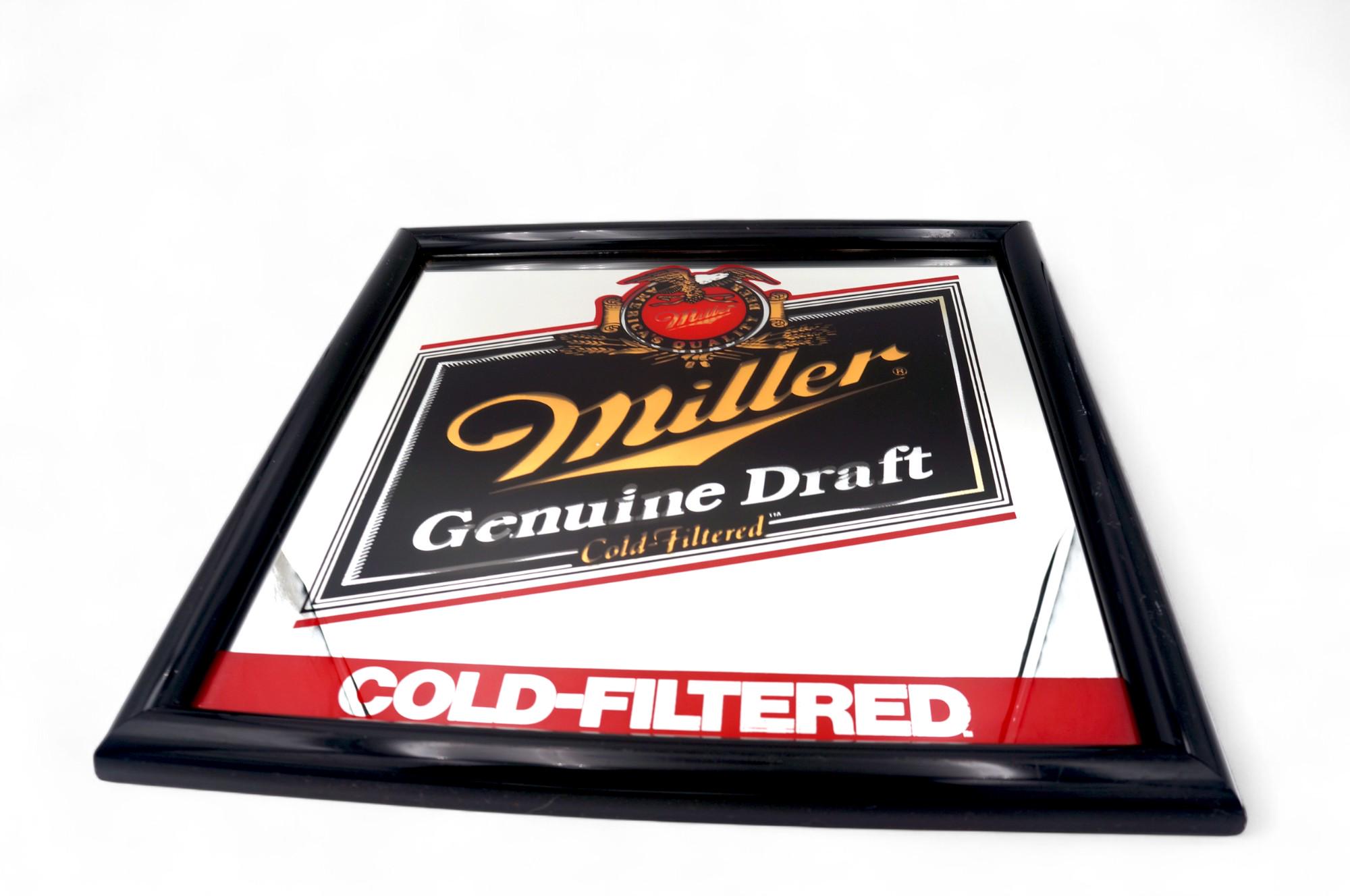 Vintage 1990's Miller Genuine Draft Sign 18