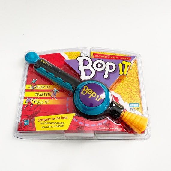 Vintage Bop It Extreme Push and Pull Game by Hasbro 1990s Toy 