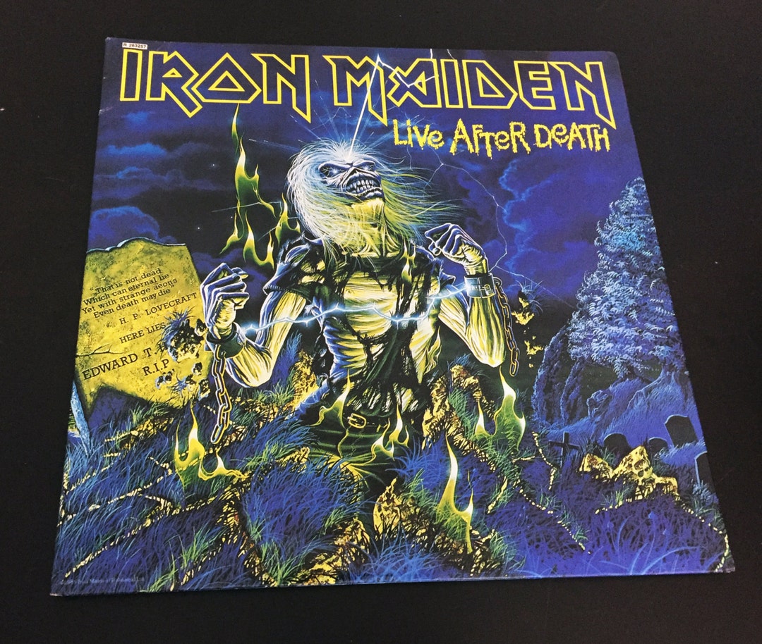 Iron Maiden Live After Death サイン入り
