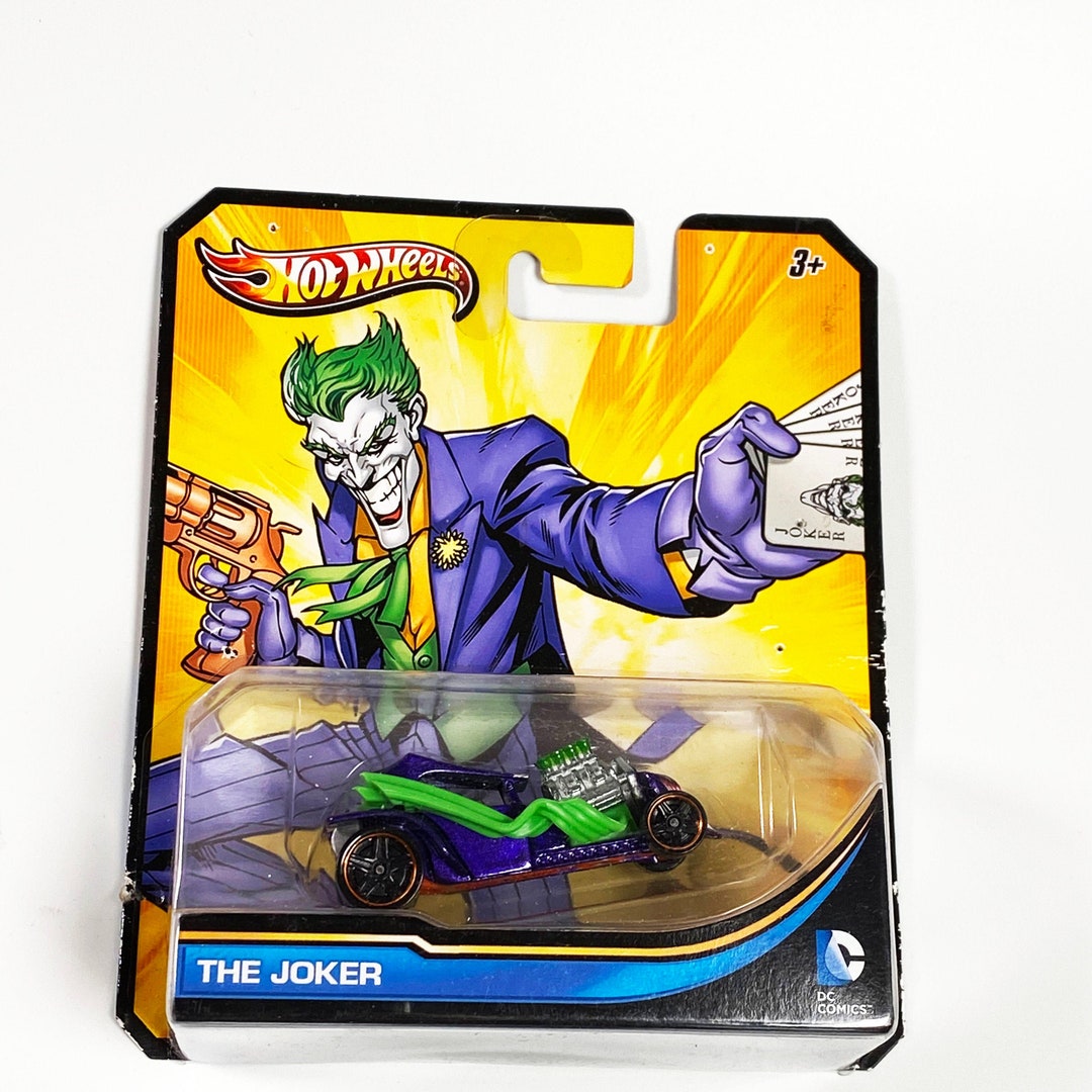 Hot Wheels Joker Batman DC Comics Classic Toy Car Movie Car 164 Scale