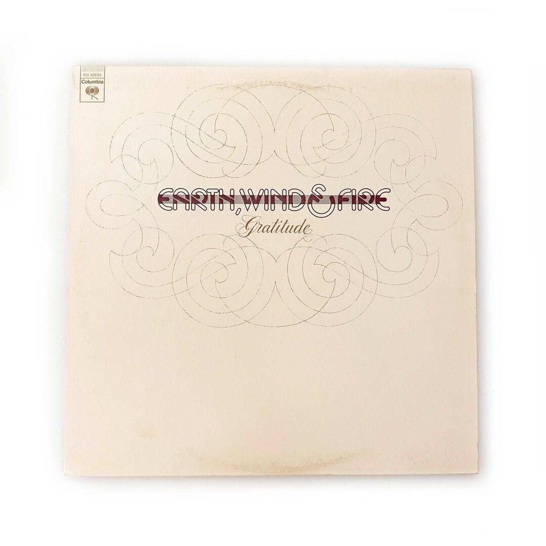 Vintage Earth Wind & Fire Gratitude Album Record 12 Vinyl 70s 1975
